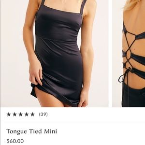 Free Peeople a Tongue Tied Mini